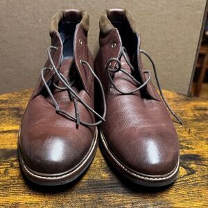 Cole Haan Boots Mens GrandOS Watson Chukka Comfort Brown Leather Lace Up Size 11